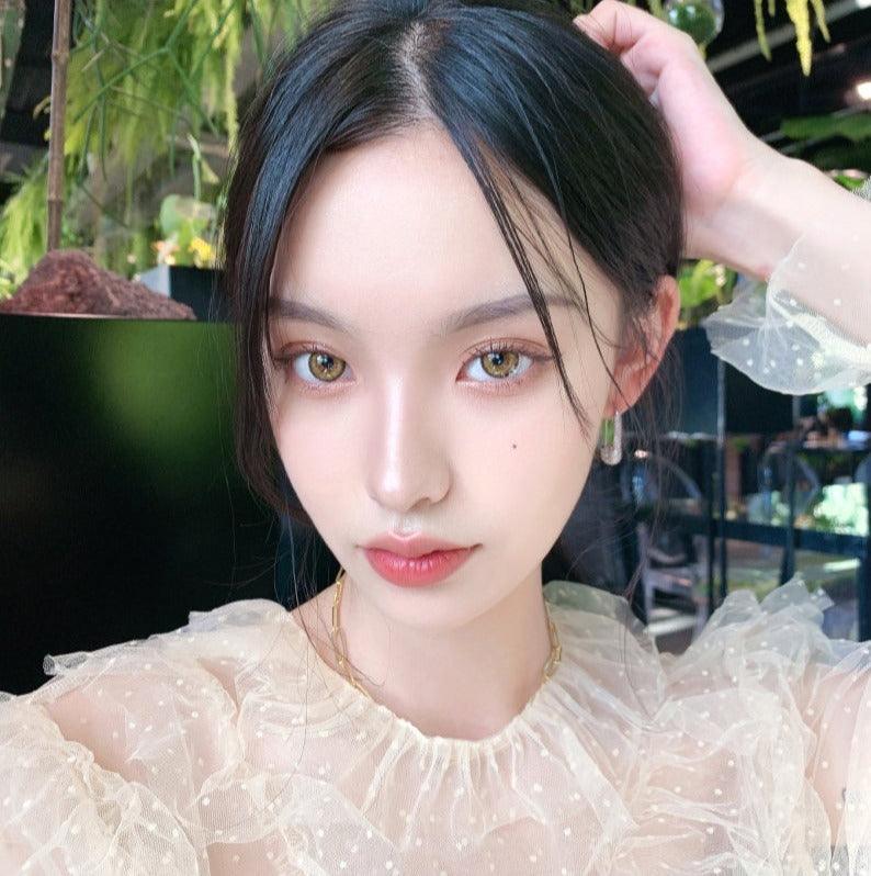 iDOL Roze Airy Olive (Month/1 Piece) - MASHED POTATO UK | Colour Contact Lens