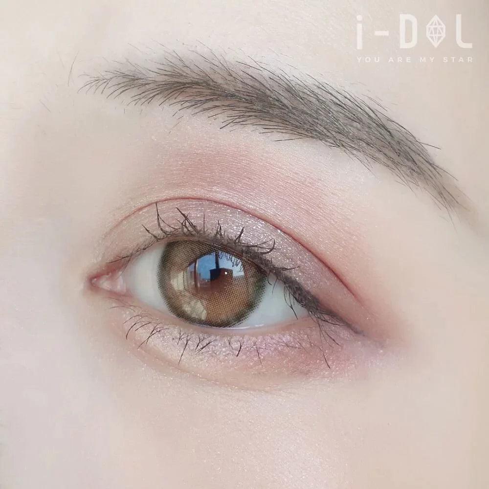 iDOL Canna Roze Nude Brown (YEAR/1 Piece) - MASHED POTATO UK | Colour Contact Lens