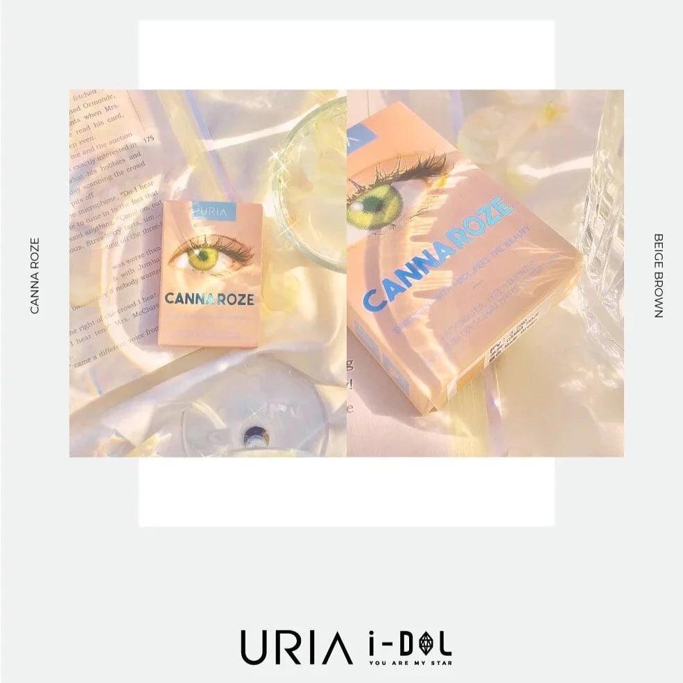 iDOL Canna Roze Beige Brown (YEAR/1 Piece) - MASHED POTATO UK | Colour Contact Lens