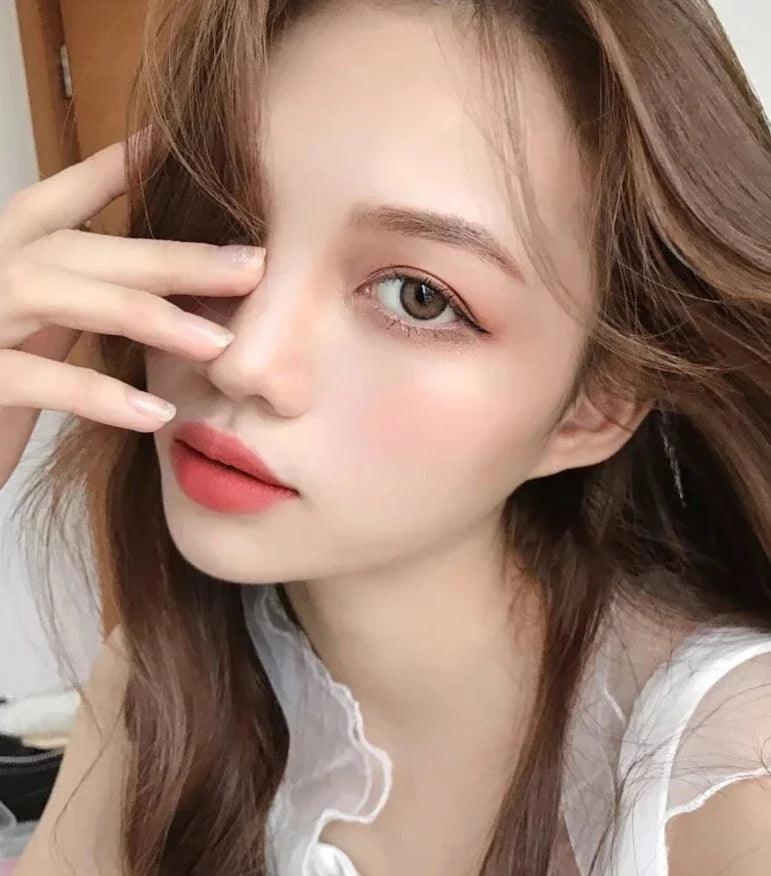 iDOL Canna Roze Nude Brown (YEAR/1 Piece) - MASHED POTATO UK | Colour Contact Lens
