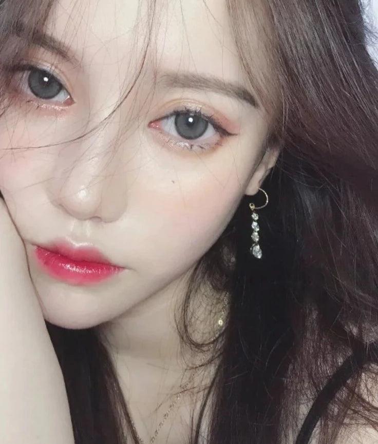 iDOL Canna Roze Charcoal (YEAR/1 Piece) - MASHED POTATO UK | Colour Contact Lens