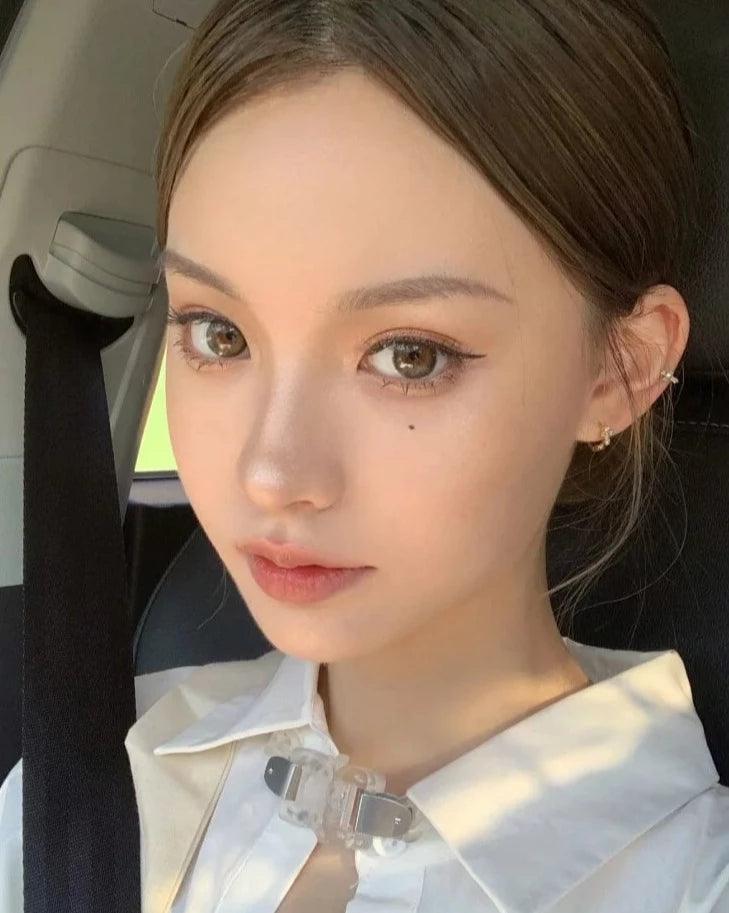 iDOL Canna Roze Nude Brown (YEAR/1 Piece) - MASHED POTATO UK | Colour Contact Lens