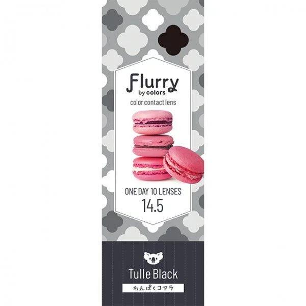 Flurry Tulle Black (DAILY/10P) - MASHED POTATO UK | Colour Contact Lens