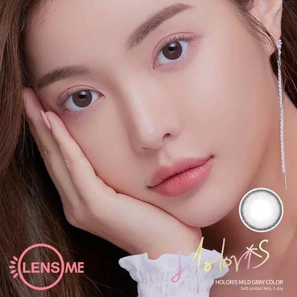 LENSME Akma Holoris Mild Grey (DAILY/30P) - MASHED POTATO UK | Colour Contact Lens