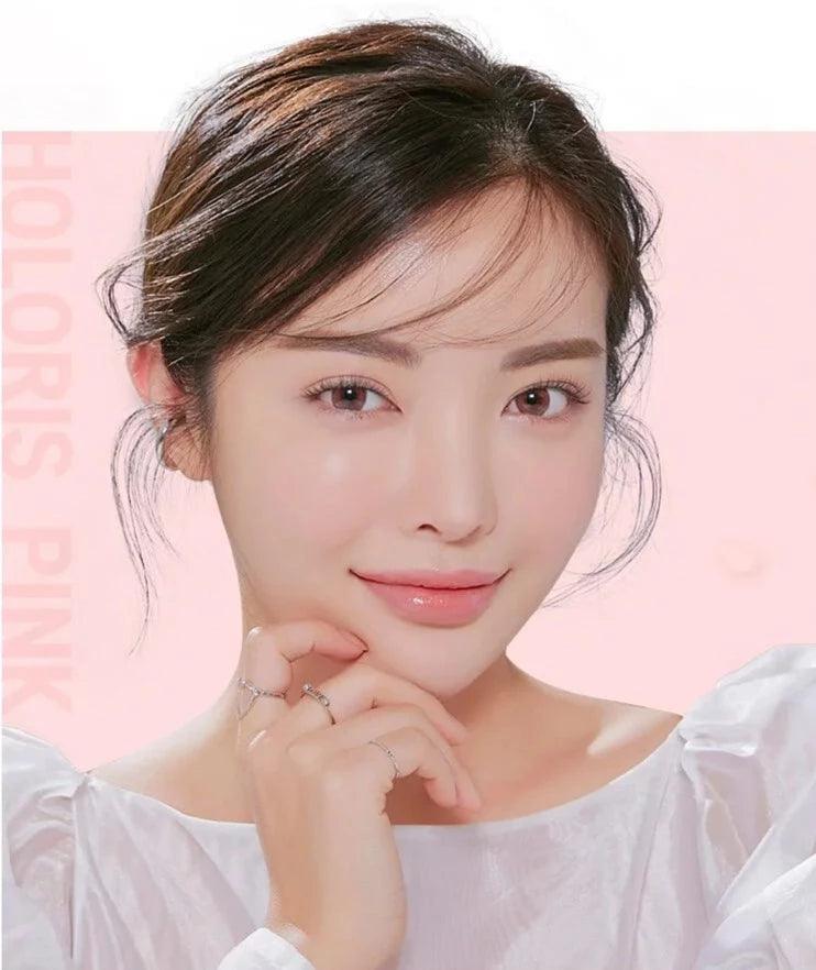 LENSME Akma Holoris Pink (DAILY/30P) - MASHED POTATO UK | Colour Contact Lens