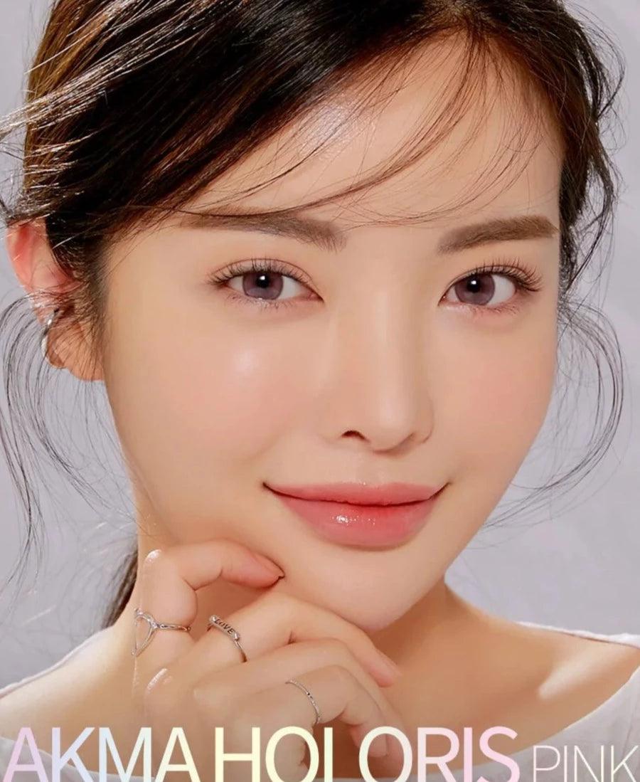 LENSME Akma Holoris Pink (DAILY/30P) - MASHED POTATO UK | Colour Contact Lens