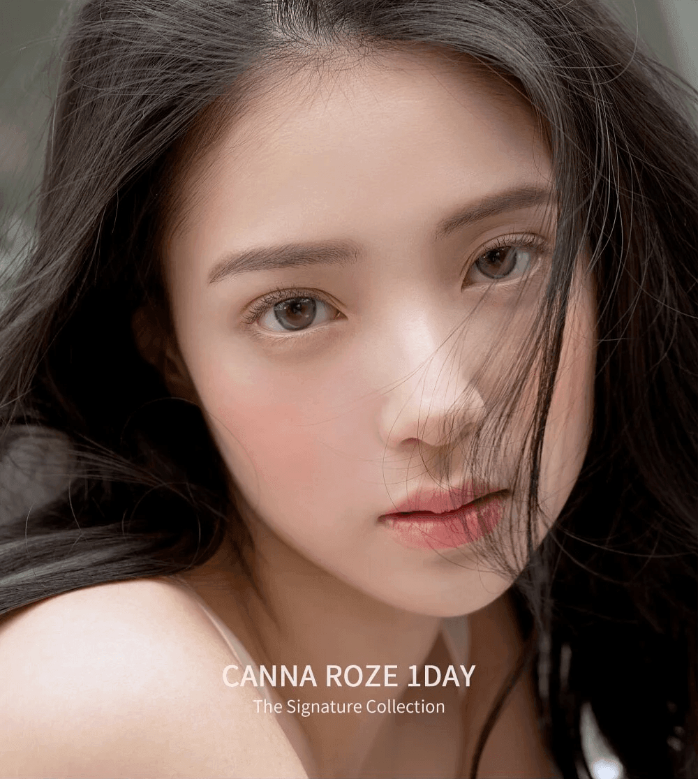 iDOL Canna Roze Nude Brown (DAILY/10P) - MASHED POTATO UK | Colour Contact Lens