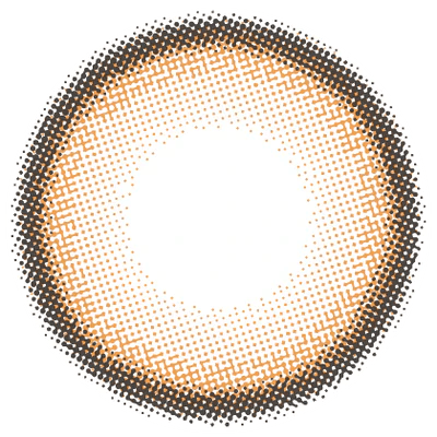 FOMOMY Light Orange (DAILY/20P) Mashed Potato Company Colored Contact Lenses