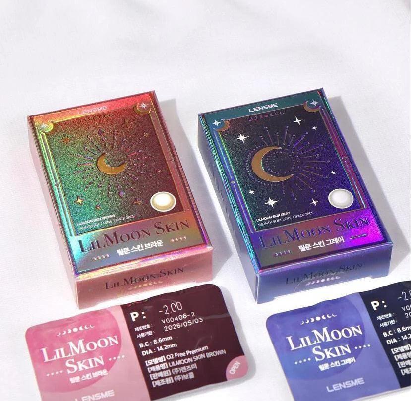 LENSME Lil Moon Skin Gray (MONTH/2P) - MASHED POTATO UK | Colour Contact Lens