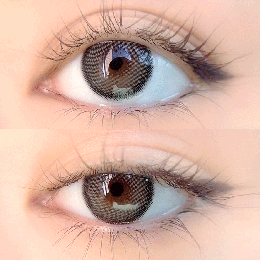 iDOL Canna Roze Nude Brown (YEAR/1 Piece) - MASHED POTATO UK | Colour Contact Lens