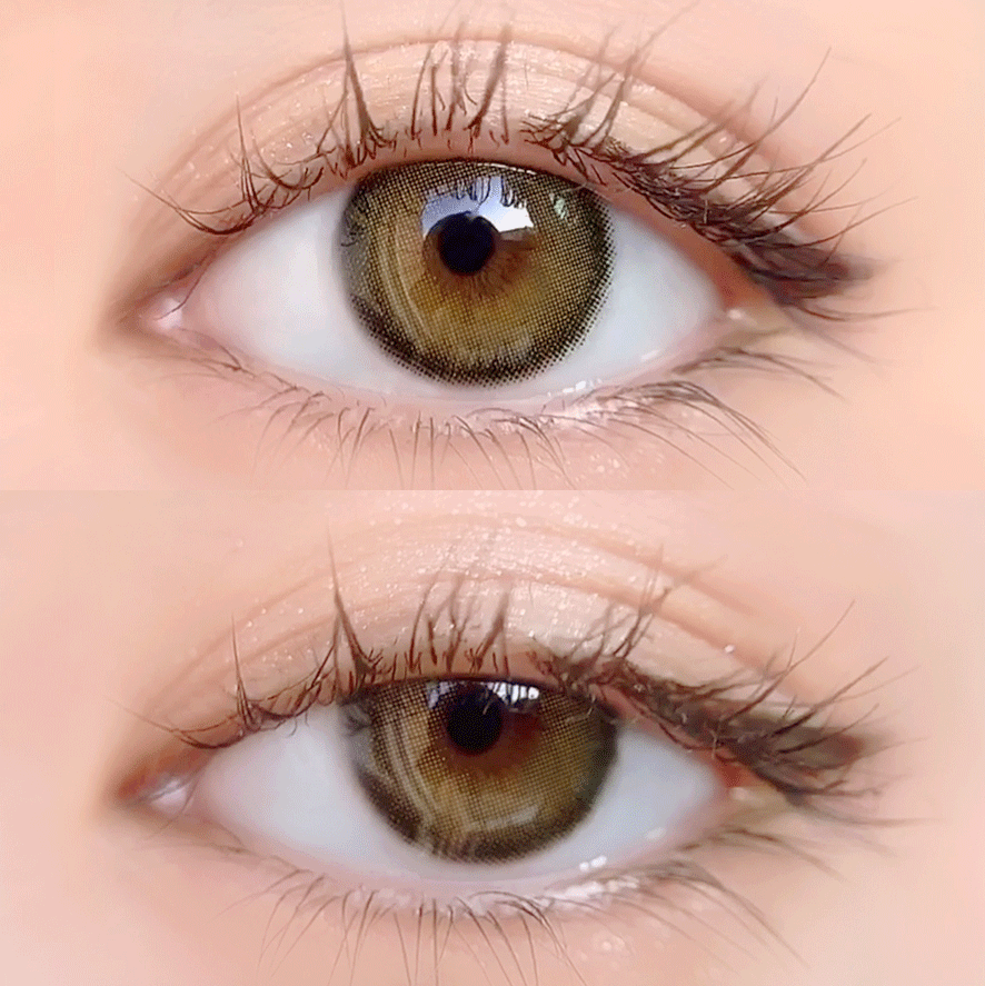 iDOL Canna Roze Olive (YEAR/1 Piece) - MASHED POTATO UK | Colour Contact Lens