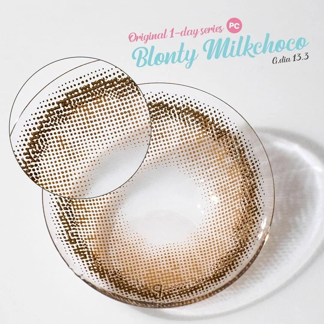 LENSME Blonty Milkchoco (DAILY/10P) - MASHED POTATO UK | Colour Contact Lens