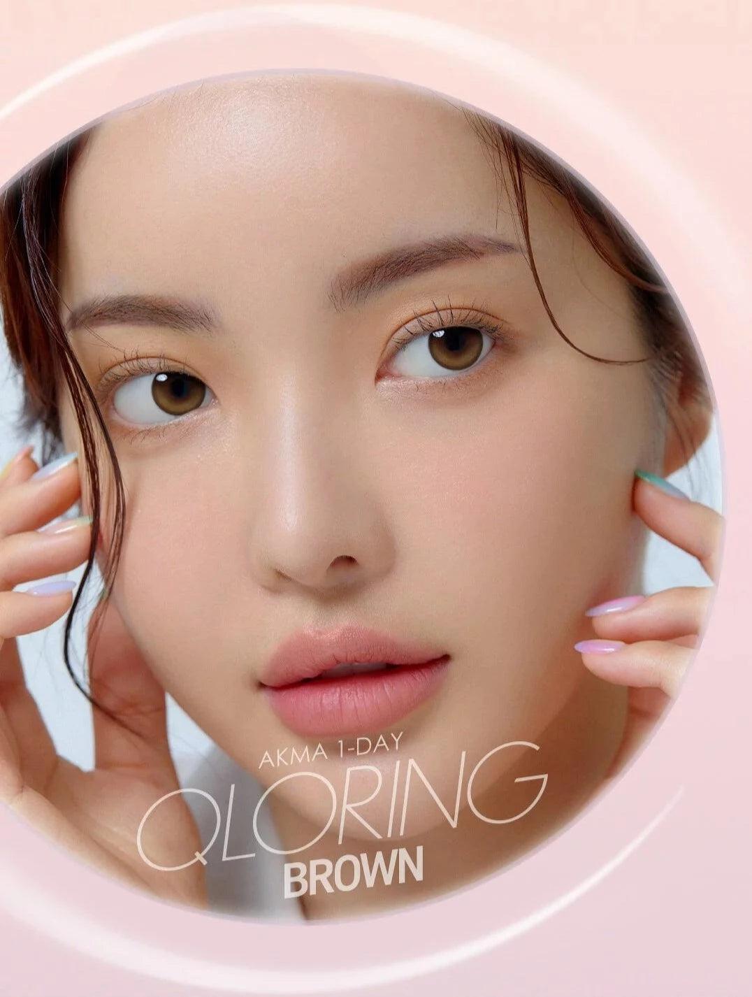 LENSME Akma Qloring Brown (DAILY/30P) - MASHED POTATO UK | Colour Contact Lens