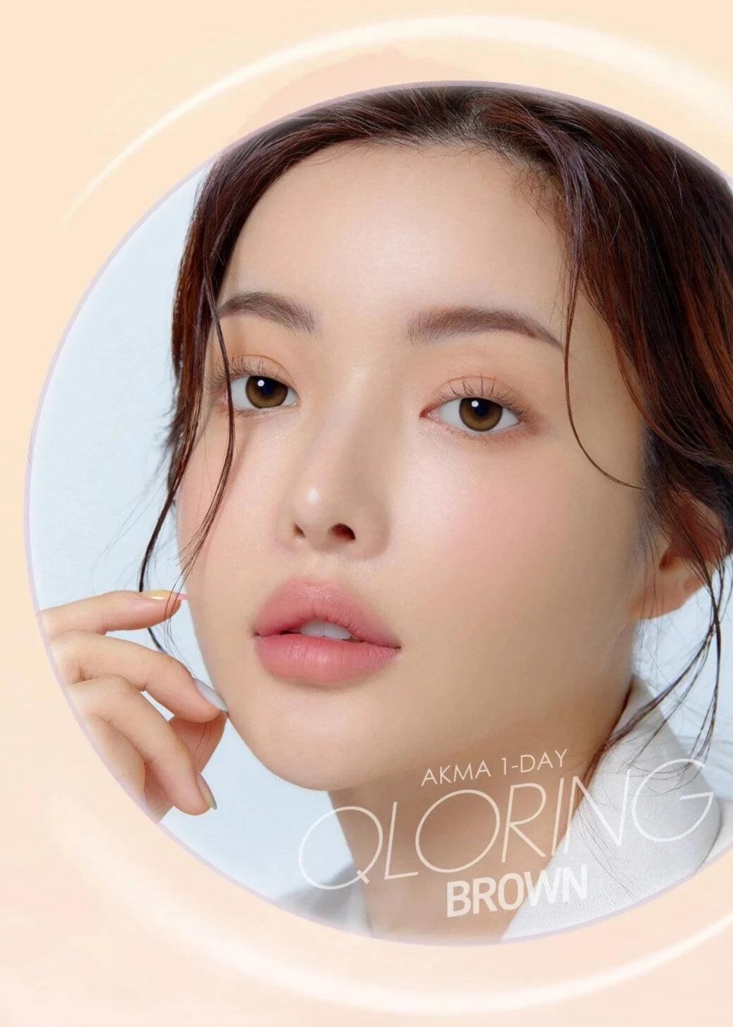 LENSME Akma Qloring Brown (DAILY/30P) - MASHED POTATO UK | Colour Contact Lens