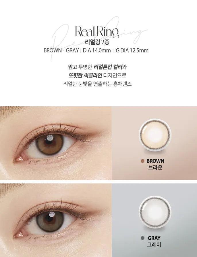 OLENS Real Ring Gray (MONTH/2P) - MASHED POTATO UK | Colour Contact Lens
