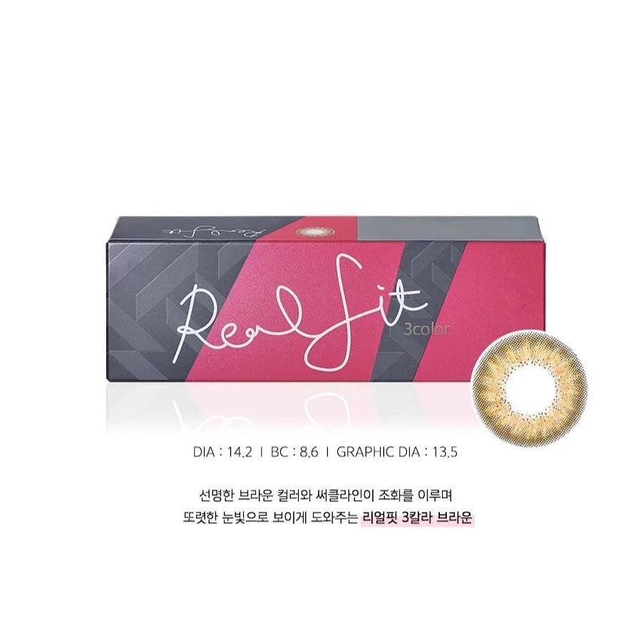 LENSME Akma Real Fit 3 Colors Brown (DAILY/30P) - MASHED POTATO UK | Colour Contact Lens