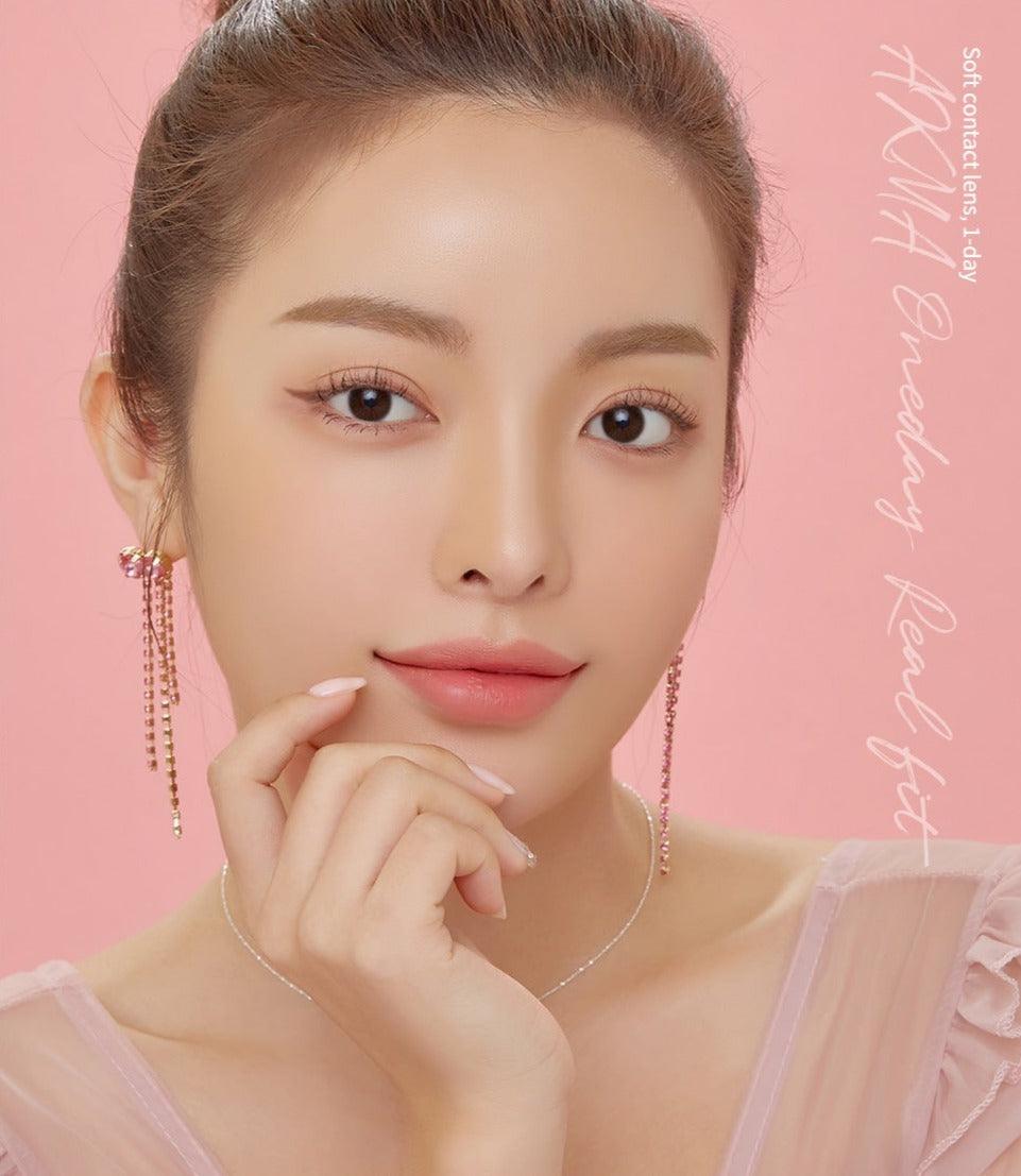 LENSME Akma Real Fit Choco (DAILY/30P) - MASHED POTATO UK | Colour Contact Lens