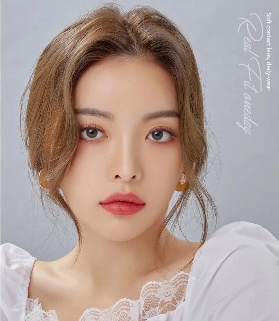 LENSME Akma Real Fit Gray (DAILY/30P) - MASHED POTATO UK | Colour Contact Lens