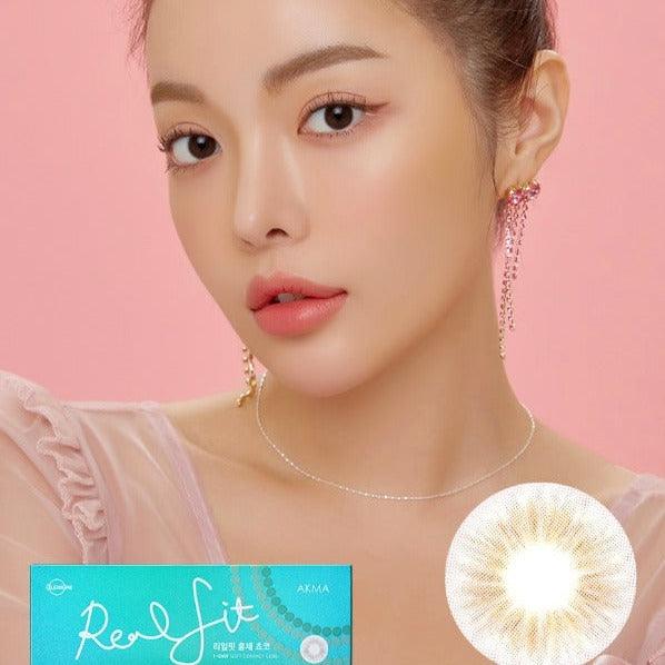 LENSME Akma Real Fit Choco (DAILY/30P) - MASHED POTATO UK | Colour Contact Lens