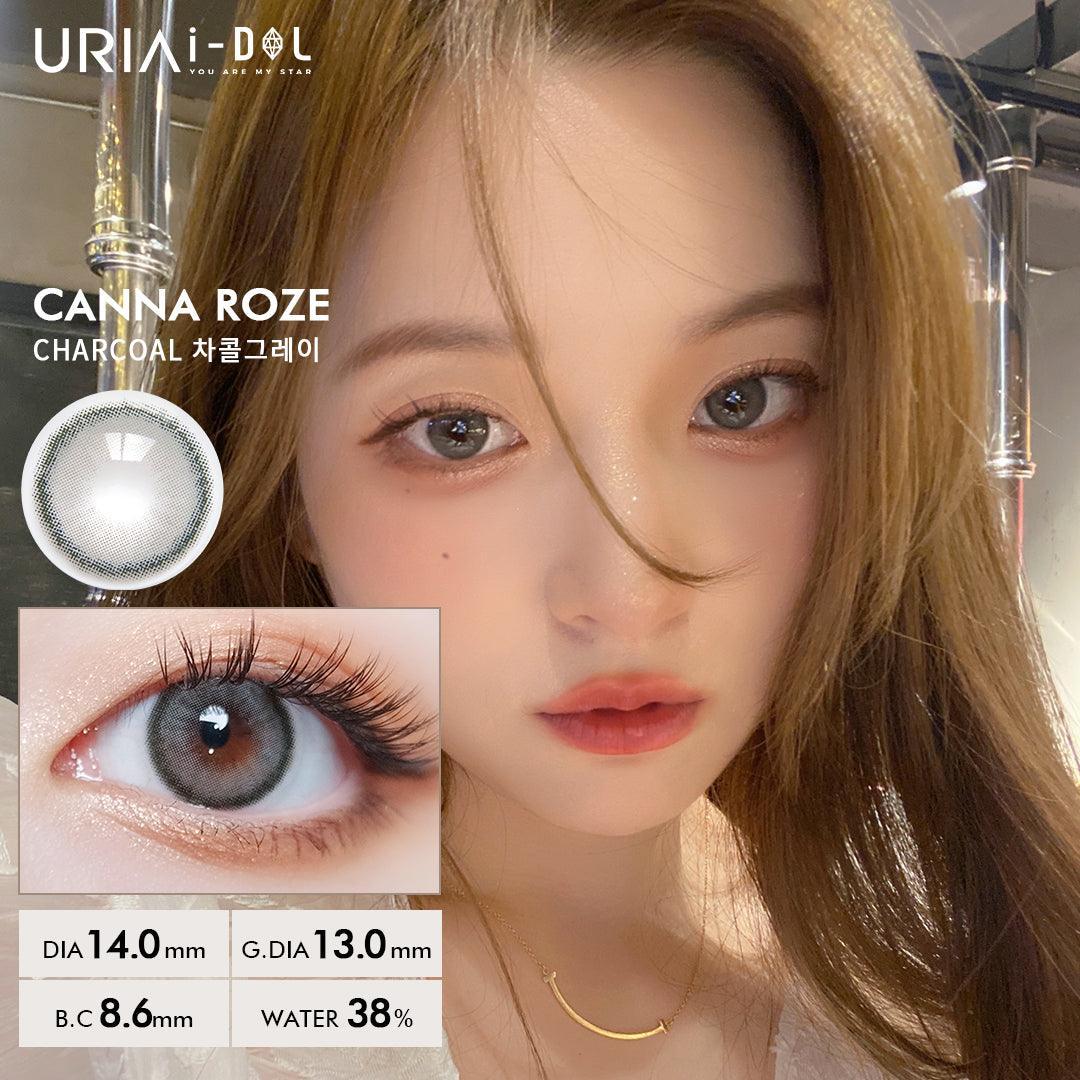 iDOL Canna Roze Charcoal (YEAR/1 Piece) - MASHED POTATO UK | Colour Contact Lens