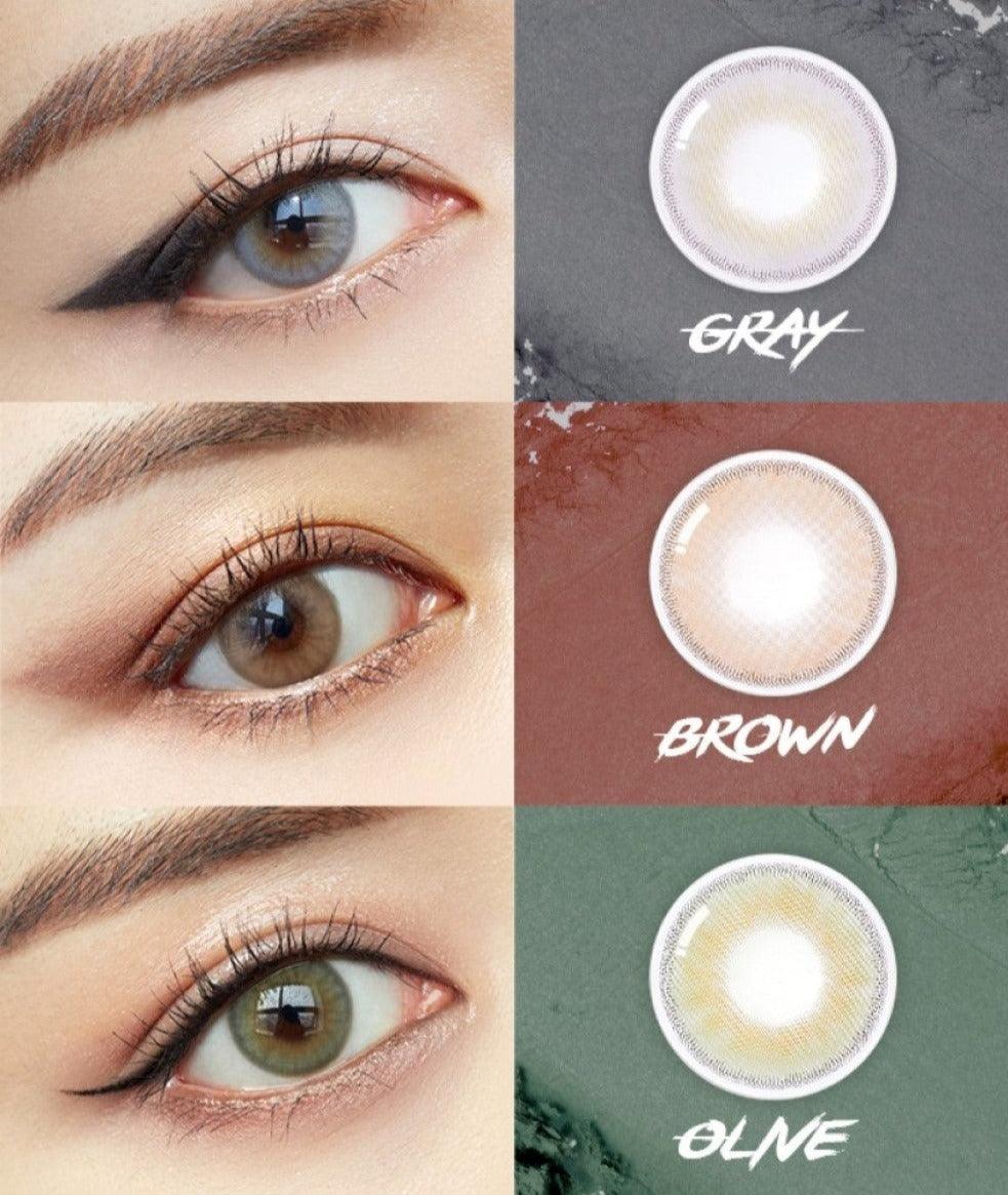 OLENS Russian Smoky Brown (DAILY/10P) - MASHED POTATO UK | Colour Contact Lens