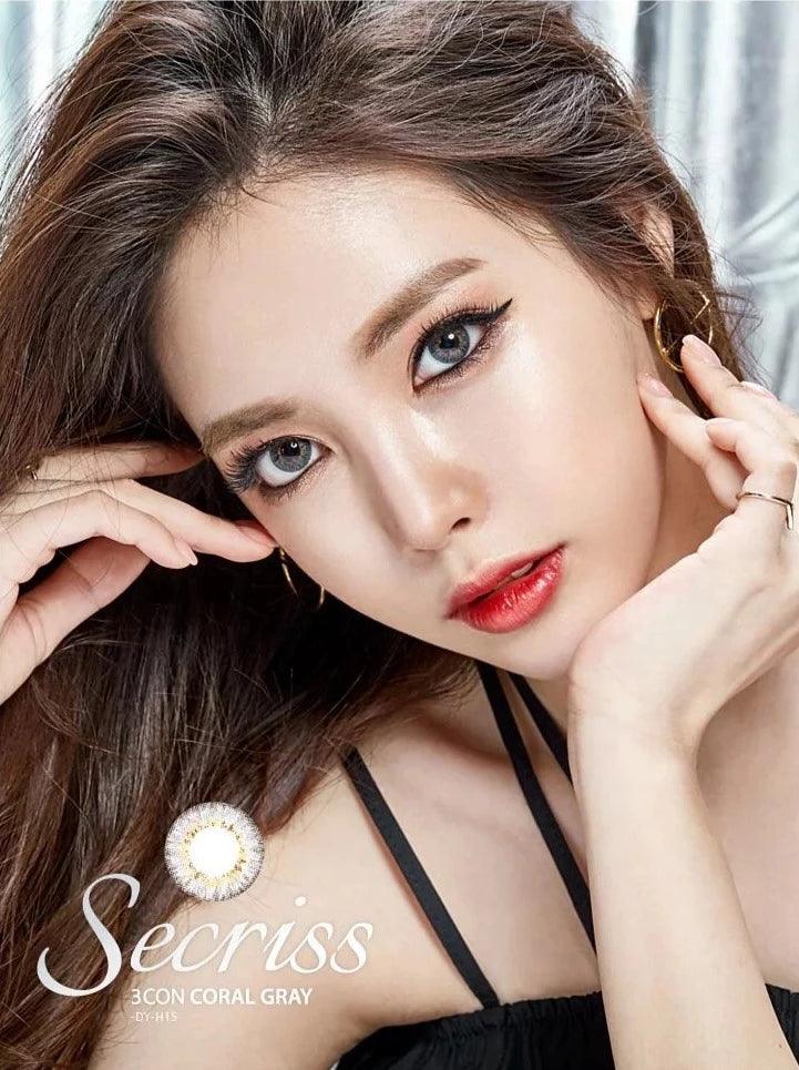OLENS Secriss Coral Gray (DAILY/20P) - MASHED POTATO UK | Colour Contact Lens