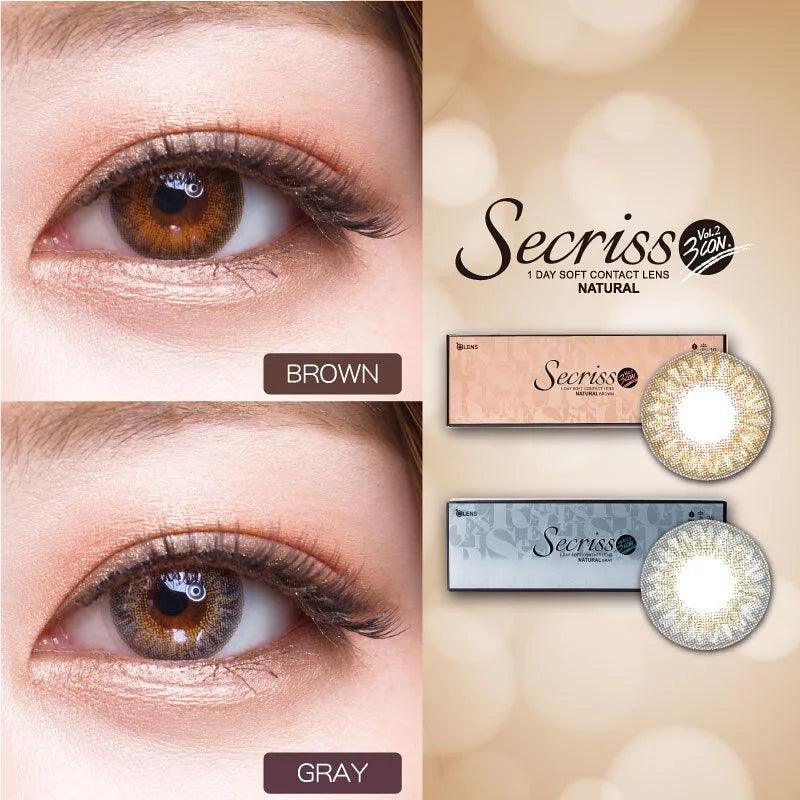 OLENS Secriss Natural Gray (DAILY/20P) - MASHED POTATO UK | Colour Contact Lens