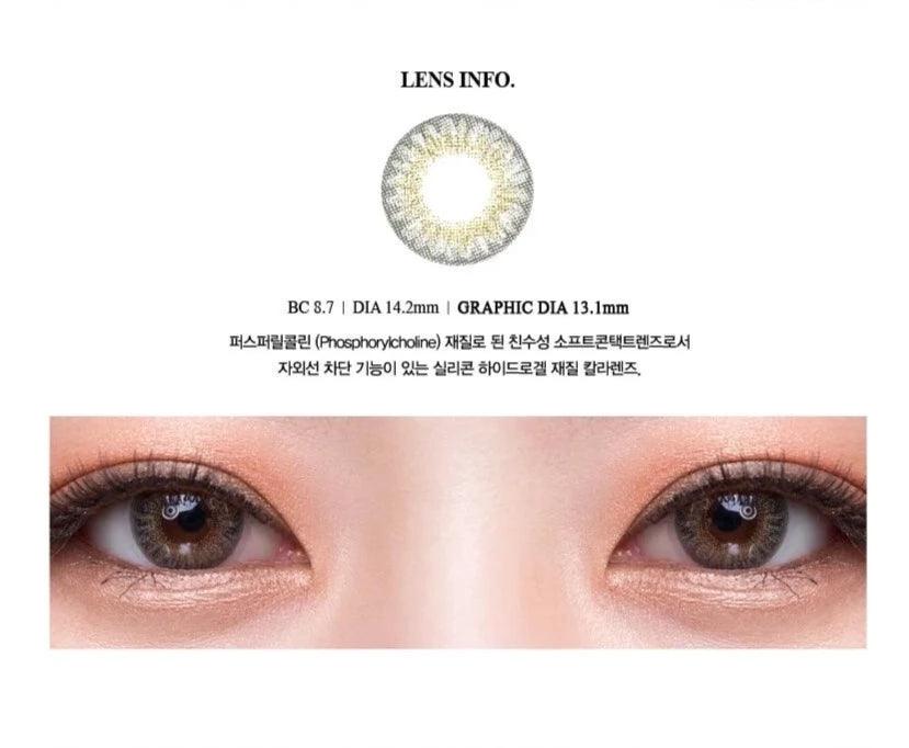 OLENS Secriss Natural Gray (DAILY/20P) - MASHED POTATO UK | Colour Contact Lens