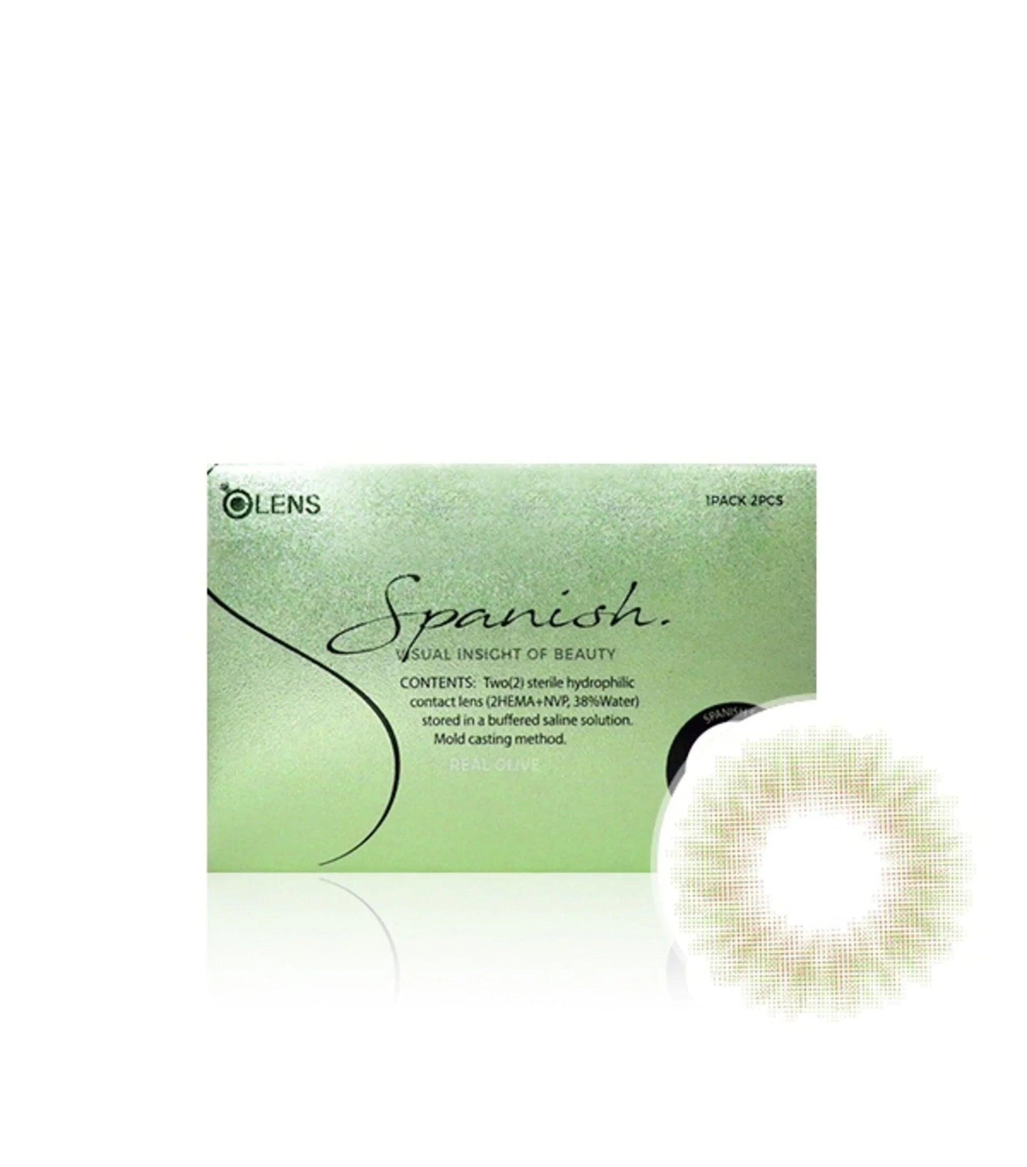 OLENS Spanish Olive (MONTH/2P) - MASHED POTATO UK | Colour Contact Lens