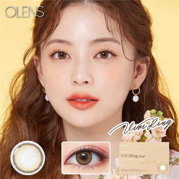 OLENS Vivi Ring Beige (MONTH/2P) - MASHED POTATO UK | Colour Contact Lens
