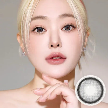 i-SHA Dekame Love Me Gray (3-6 Month/1 Piece)-MASHED POTATO UK | Colour Contact Lens