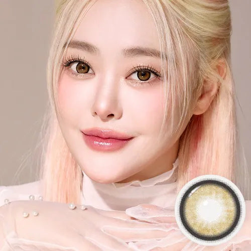 i-SHA Dekame Love Me Cashewnut (DAILY/10P)-MASHED POTATO UK | Colour Contact Lens