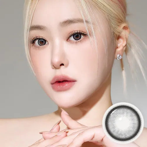 i-SHA Dekame Love Me Gray (DAILY/10P)-MASHED POTATO UK | Colour Contact Lens