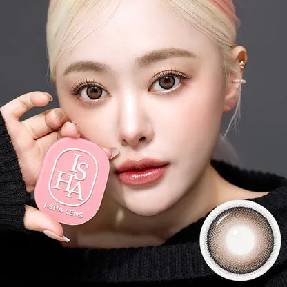 i-SHA Dekame Look At Me Sand (DAILY/10P)-MASHED POTATO UK | Colour Contact Lens