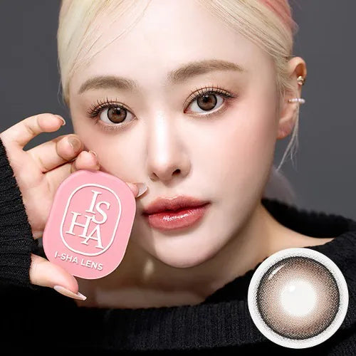 i-SHA Dekame Look At Me Sand (DAILY/10P)-MASHED POTATO UK | Colour Contact Lens