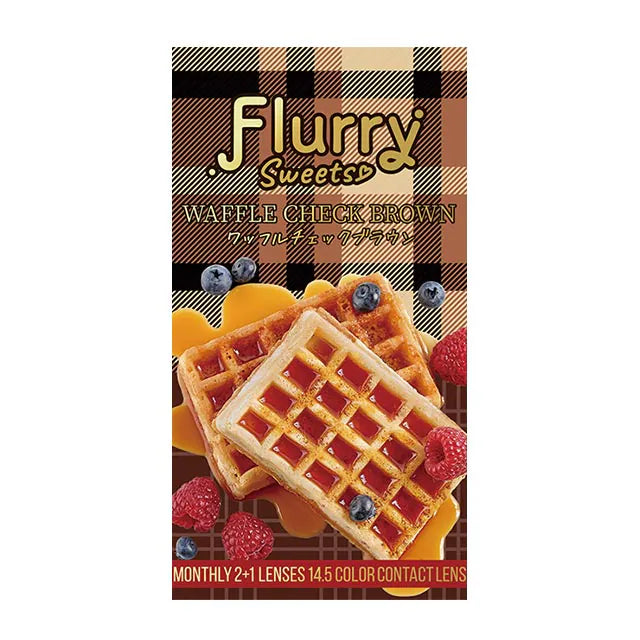 Flurry Waffle Check Brown (MONTH/3 Pieces)