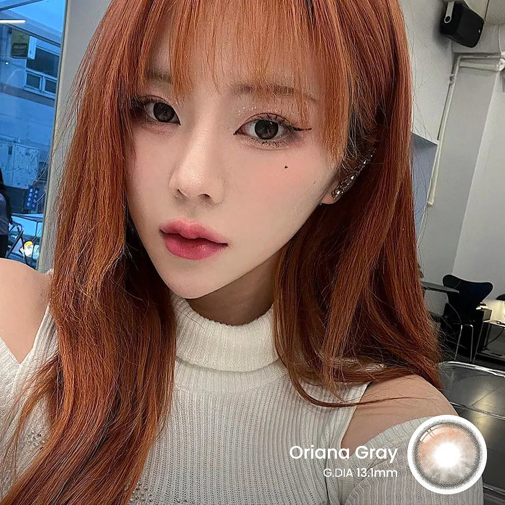 i-SHA Oriana Shade Gray (DAILY/10P)-MASHED POTATO UK | Colour Contact Lens
