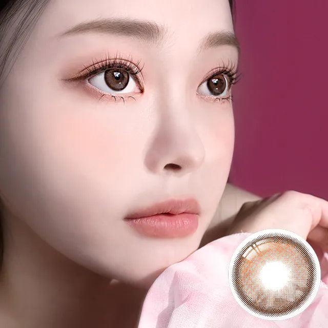 i-SHA Oriana Shade Brown (DAILY/10P)-MASHED POTATO UK | Colour Contact Lens