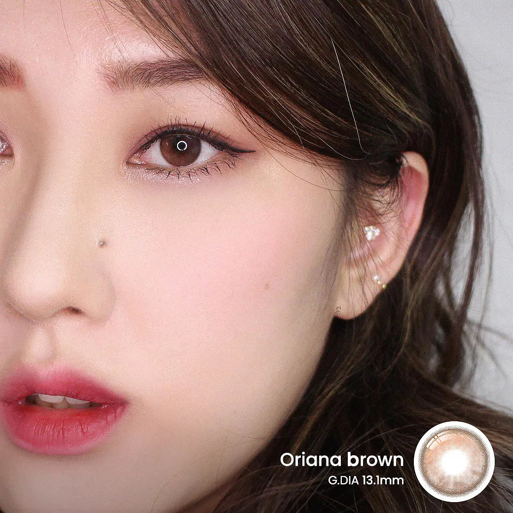 i-SHA Oriana Shade Brown (DAILY/10P)-MASHED POTATO UK | Colour Contact Lens