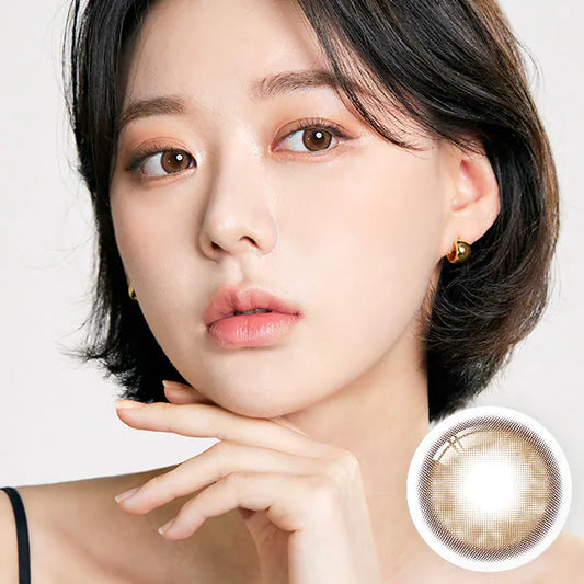 i-SHA Oriana Molton Amber Brown (YEAR/1 Piece)-MASHED POTATO UK | Colour Contact Lens