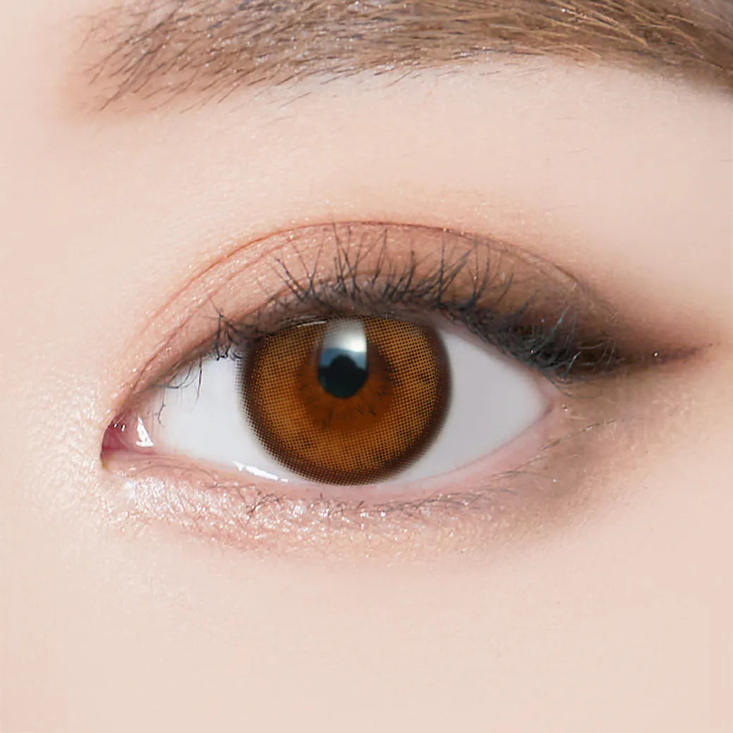 i-SHA Oriana Molton Amber Brown (YEAR/1 Piece)-MASHED POTATO UK | Colour Contact Lens