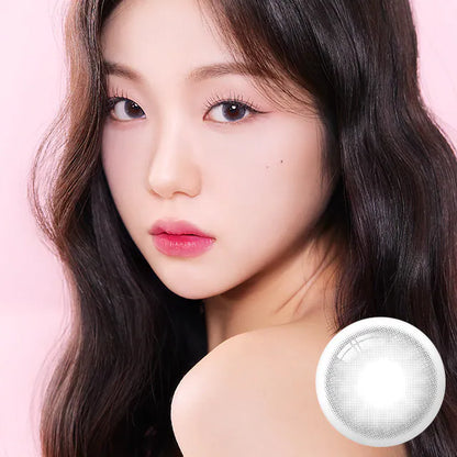i-SHA Oriana Serenity Gray (DAILY/10P)-MASHED POTATO UK | Colour Contact Lens