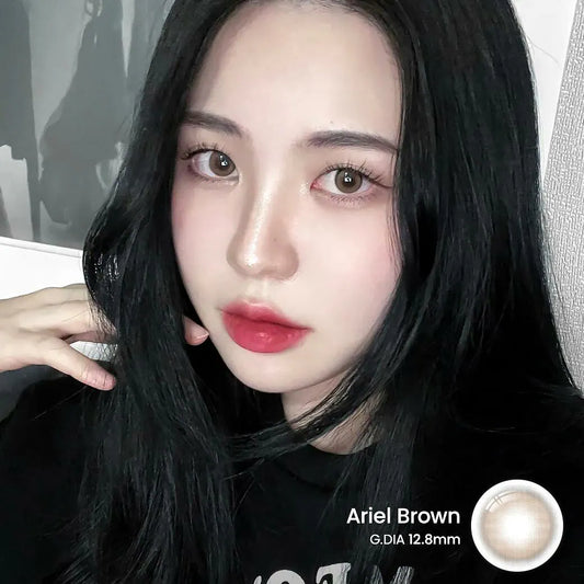 i-SHA Oriana Ariel Brown (YEAR/1 Piece)-MASHED POTATO UK | Colour Contact Lens