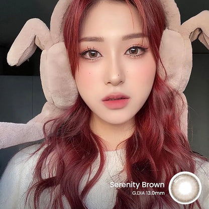 i-SHA Oriana Serenity Brown (DAILY/10P)-MASHED POTATO UK | Colour Contact Lens