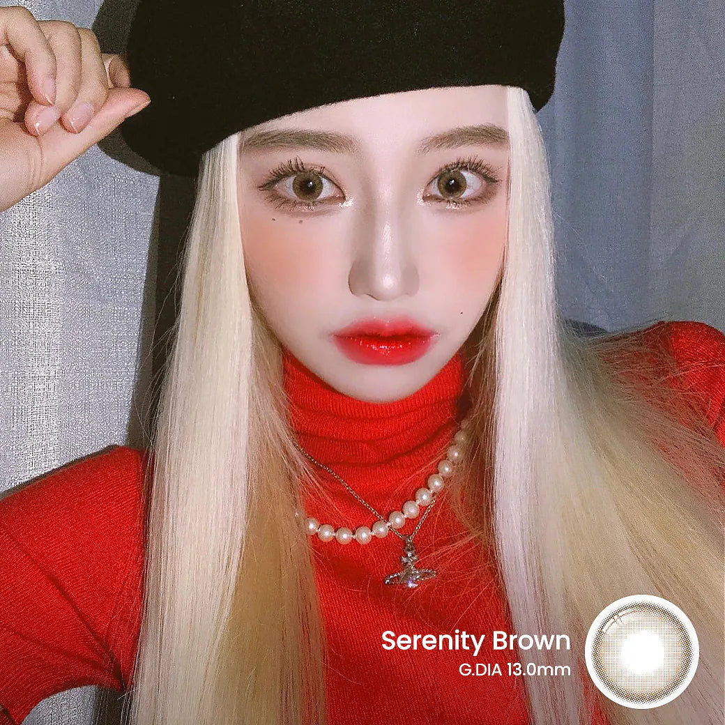 i-SHA Oriana Serenity Brown (DAILY/10P)-MASHED POTATO UK | Colour Contact Lens