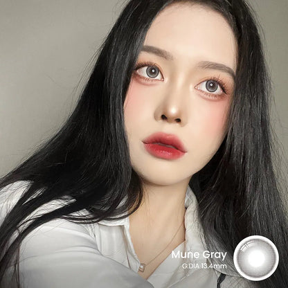 i-SHA Oriana Mune Gray (YEAR/1 Piece)-MASHED POTATO UK | Colour Contact Lens