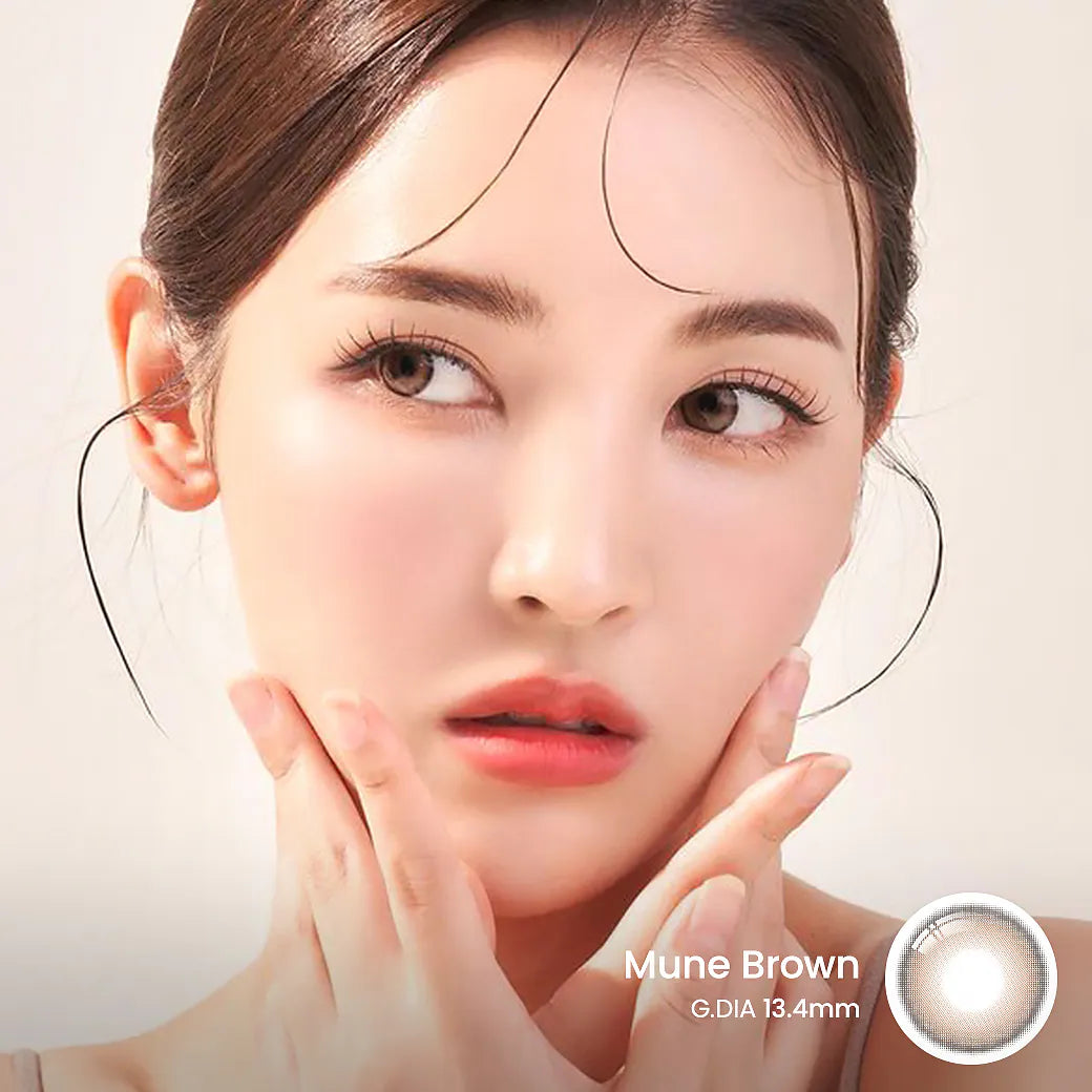 i-SHA Oriana Mune Brown (YEAR/1 Piece)-MASHED POTATO UK | Colour Contact Lens