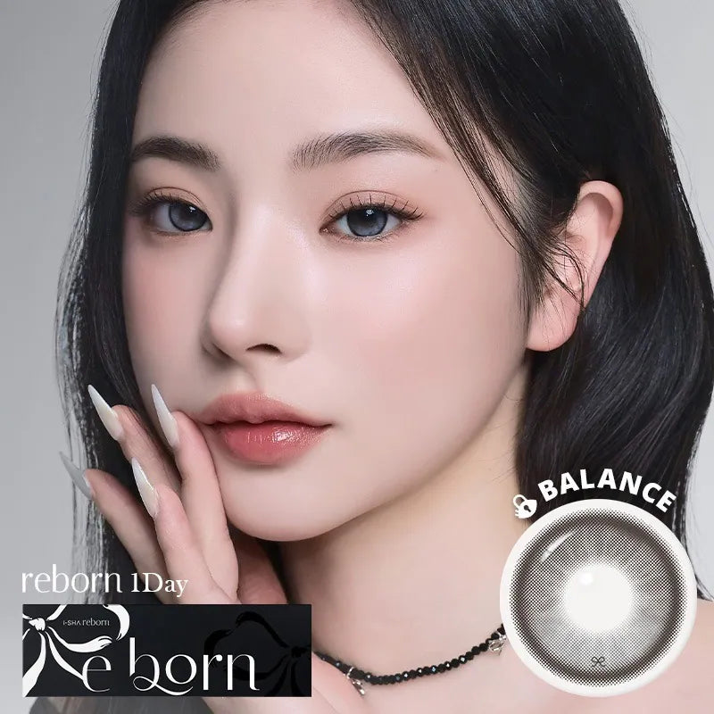 i-SHA Reborn Moon Stone (DAILY/10P)-MASHED POTATO UK | Colour Contact Lens