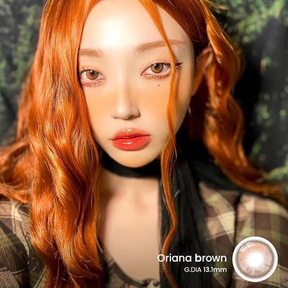 i-SHA Oriana Shade Brown (DAILY/10P)-MASHED POTATO UK | Colour Contact Lens