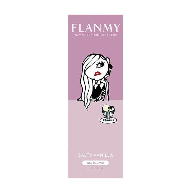 Flanmy Salty Vanilla (DAILY/10P)-MASHED POTATO UK | Colour Contact Lens